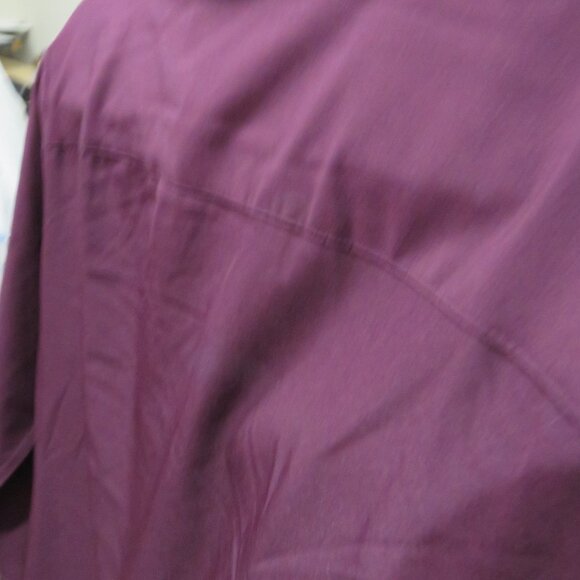 Calvin Klein Deep purple long sleeve work top size XL - Picture 8 of 10